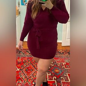 Body con sweater dress